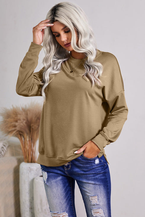 Crew Neck Long Sleeve Sweatshirt