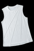 Crew Neck Pleated Tank Top