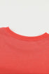 Crew Neck Relaxed Fit Drop Shoulder Sweatshirt