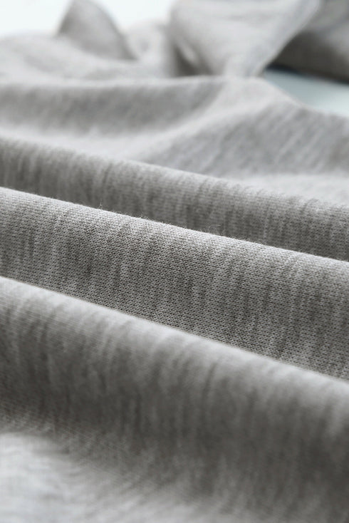 Crew Neck Relaxed Fit Drop Shoulder Sweatshirt