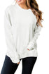Crew Neck Relaxed Fit Drop Shoulder Sweatshirt