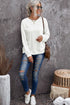 Crew Neck Relaxed Fit Drop Shoulder Sweatshirt