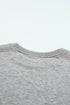 Crew Neck Relaxed Fit Drop Shoulder Sweatshirt
