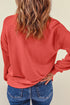 Crew Neck Relaxed Fit Drop Shoulder Sweatshirt