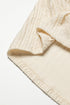 Crinkle Textured V Neck Flutter Sleeve Relaxed Top