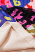 Crinkled Animal Print Flutter Sleeve V Neck Blouse