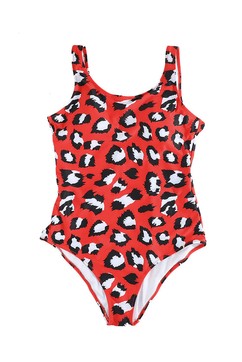 Criss Cross Back One Piece Swimsuit