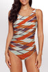 Criss Cross Back One Piece Swimsuit