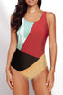Criss Cross Back One Piece Swimsuit