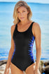 Criss Cross Back One Piece Swimsuit
