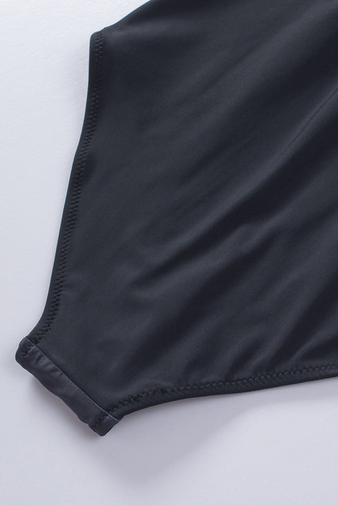 Criss Cross Back One Piece Swimsuit