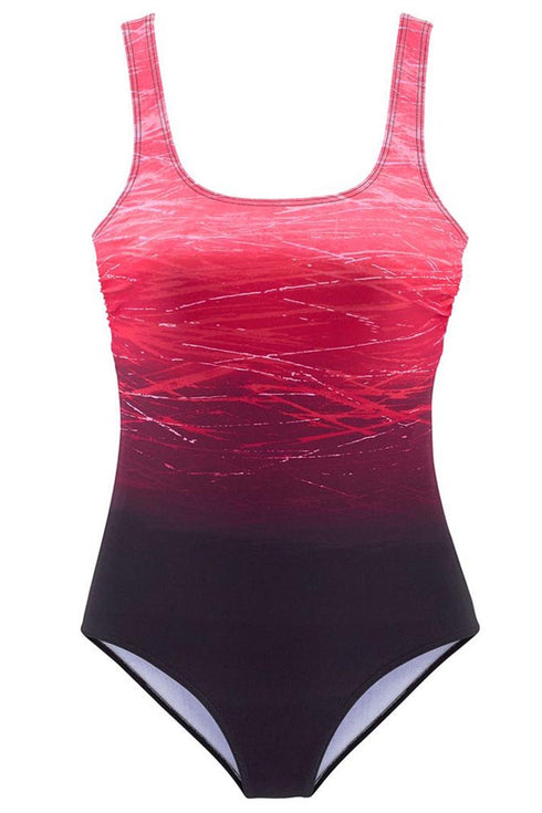 Criss Cross Back One Piece Swimsuit