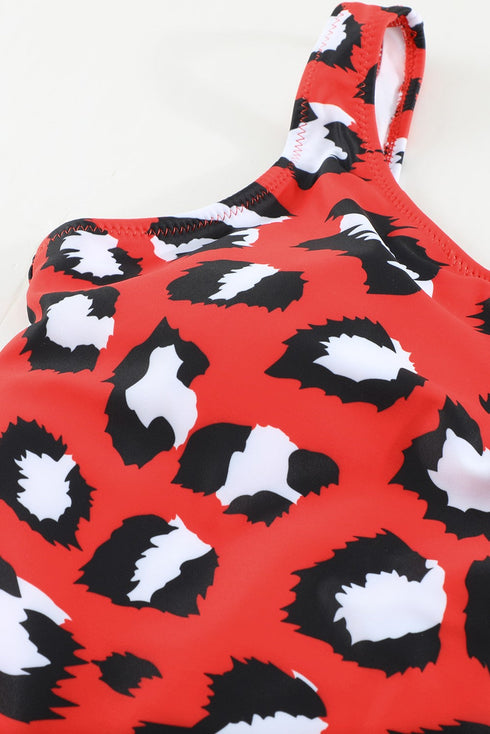 Criss Cross Back One Piece Swimsuit