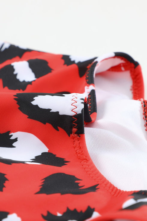 Criss Cross Back One Piece Swimsuit