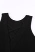 Crisscross Hollow-Out Knit Tank Top