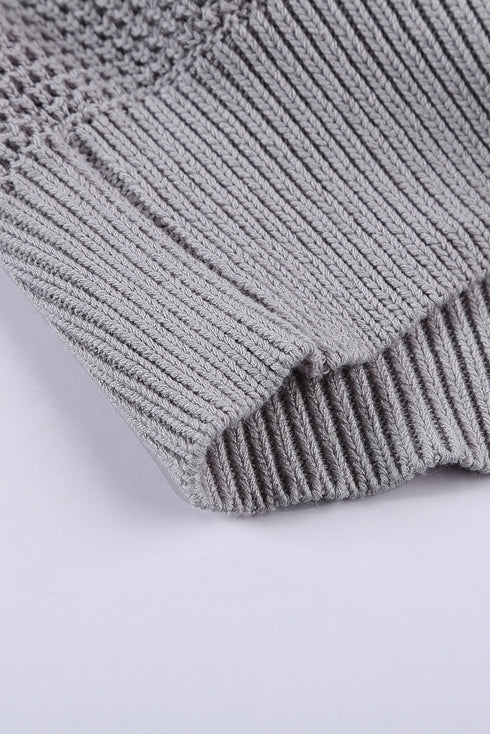 Crisscross Hollow-Out Knit Tank Top