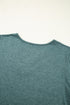 Crisscross V Neck Butterfly Sleeve Soft Knit Shirt