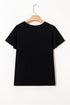 Crisscross V Neck Butterfly Sleeve Soft Knit Shirt