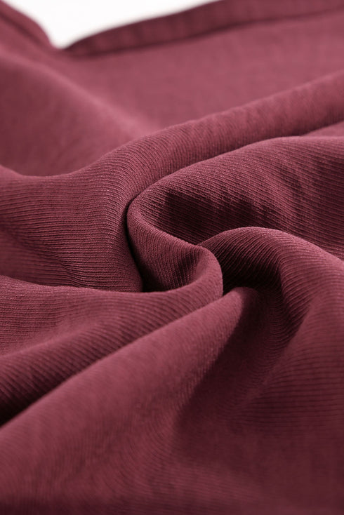 Crochet Eyelet Short Sleeves Top