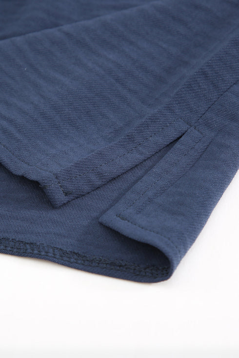 Crochet Eyelet Short Sleeves Top