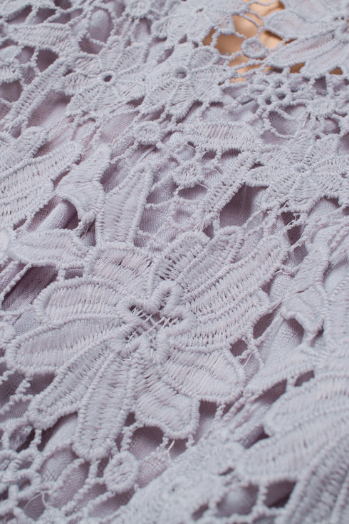 Crochet Lace Button Top