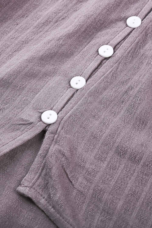 Crochet Lace Button Top