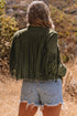 Cropped Faux Suede Western Fringe Tassel Jacket