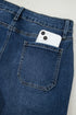 Cropped High Rise Wide Leg Stretch Denim Jeans
