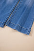 Cropped High Rise Wide Leg Stretch Denim Jeans