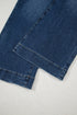 Cropped High Rise Wide Leg Stretch Denim Jeans