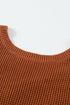 Cross Back Hollow-Out Sweater
