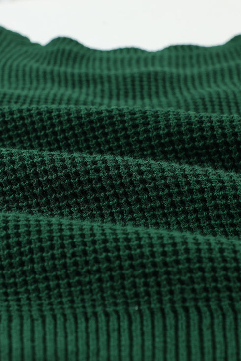 Cross Back Hollow-Out Sweater