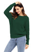 Cross Back Hollow-Out Sweater