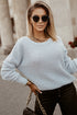 Cross Back Hollow-Out Sweater