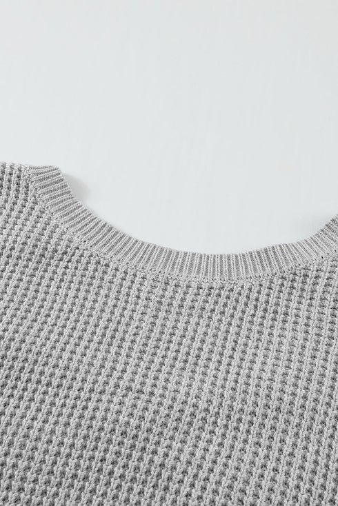 Cross Back Hollow-Out Sweater