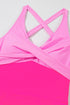 Crossover V Neck Fit And Flare Swim Dress