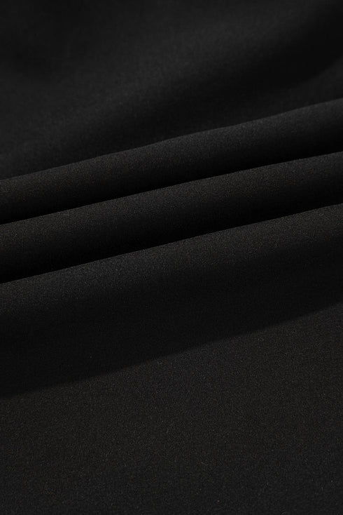 Crossover Waistband Layered Flowy Athletic Performance Shorts