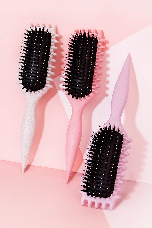 Cushioned Base Curl Enhancing Detangling Hair Comb