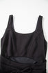 Cut Out Front High Waist Tank Mini Dress