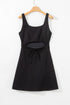 Cut Out Front High Waist Tank Mini Dress