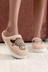 Cute Animal Face Plush Fleece House Slippers