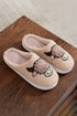 Cute Animal Face Plush Fleece House Slippers
