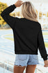 Reversible Mock Neck Oversize Drop Shoulder Sweatshirt