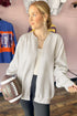 Polyester Viscose Blend Jacket Open Front Sweatshirt