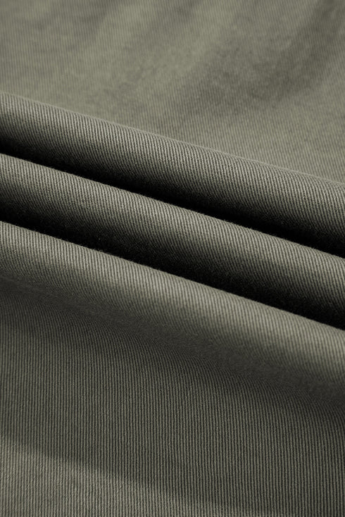 Casual Ruffled Patchwork Solid Cotton Denim Vest