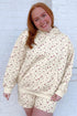 Floral Print Hooded Long Sleeve Loungewear Set