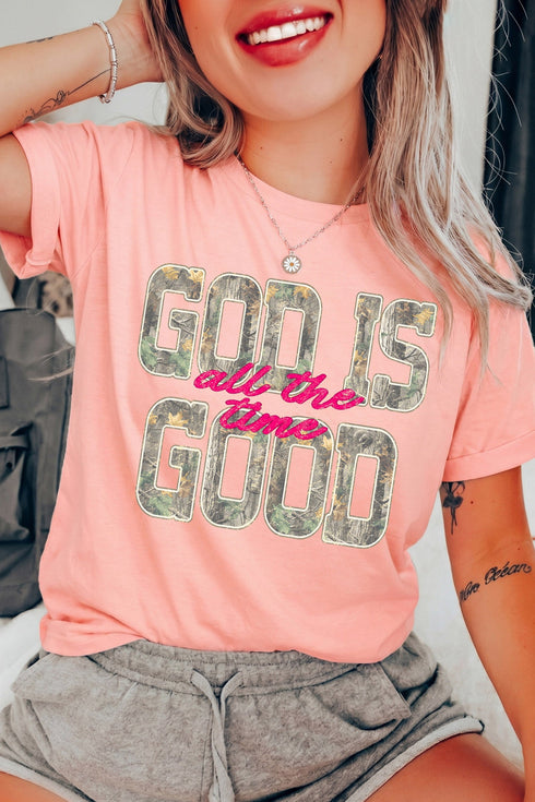 Heat Transfer Slogan Pattern Graphic Statement Tee