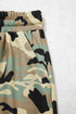 Camouflage Print Street Fashion Drawstring Shift Pants