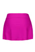 Wide Waistband Smooth Stretch Mini Swim Skirt