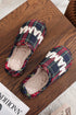 Mama Plaid Plush Lined Retro House Slipper